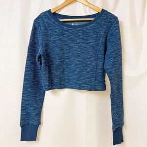 BuffBunny Blue Cropped Sweatshirt